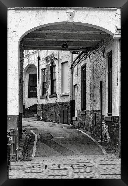 Wakefield Alleyway Framed Print by Glen Allen