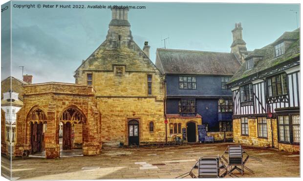 The Parade Sherborne Dorset Canvas Print by Peter F Hunt