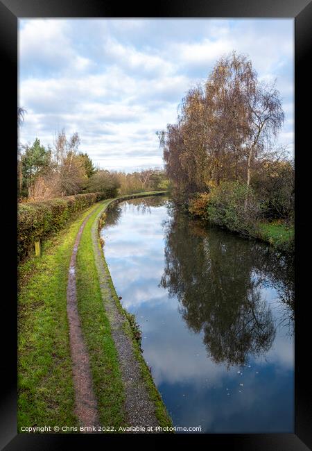 Trent and Mersey canal Framed Print by Chris Brink