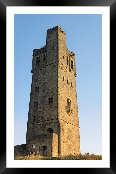 Victoria Tower Castle Hill Kirklees Framed Mounted Print by Glen Allen