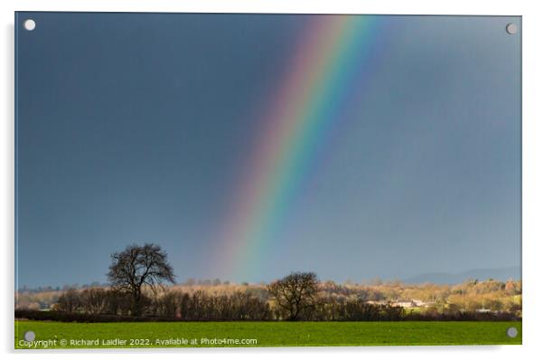 Westwick Xmas Rainbow Acrylic by Richard Laidler