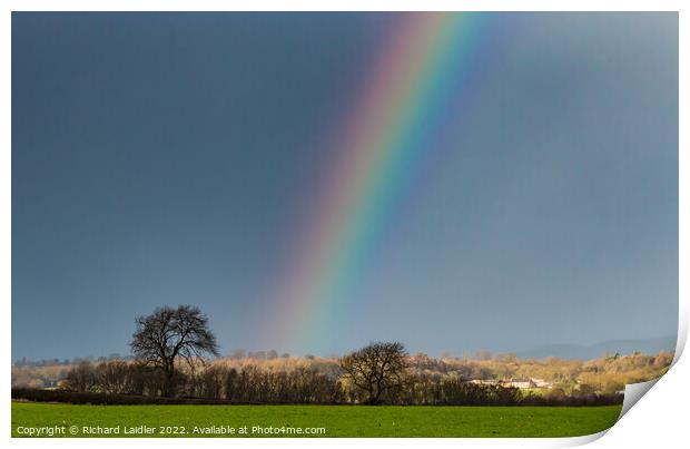 Westwick Xmas Rainbow Print by Richard Laidler