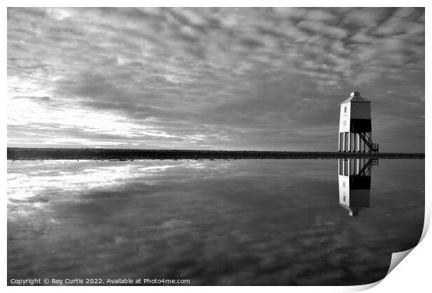 Lighthouse Reflection. Print by Roy Curtis