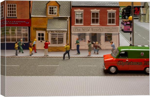 Smallvilles Miniature Photography Wonderland Canvas Print by Steve Purnell