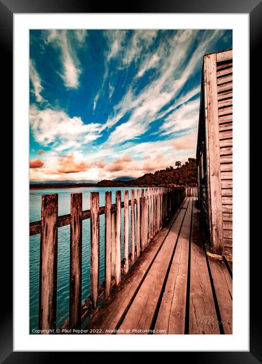 Clouds vs Water Framed Mounted Print by Paul Pepper