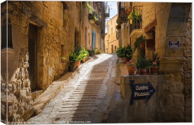 Trip to Terra Alta and Horta of Sant Joan. Picturesque Edition Canvas Print by Jordi Carrio