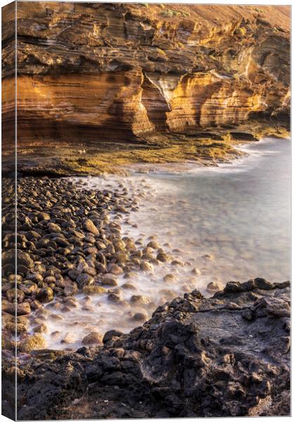 Long exposure seascape Tenerife Canvas Print by Phil Crean