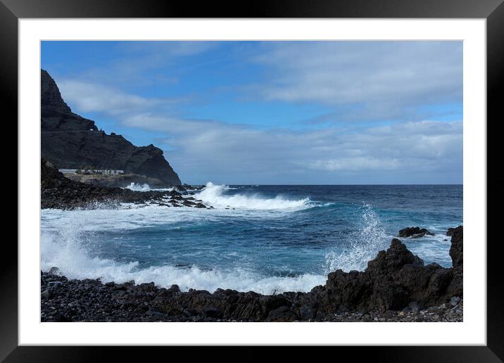 Buenavista seascape Tenerife Framed Mounted Print by Phil Crean