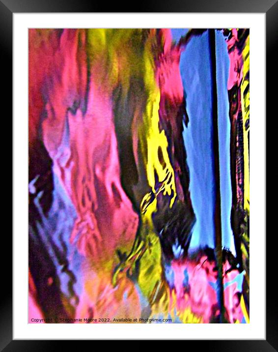 Abstract 536 Framed Mounted Print by Stephanie Moore