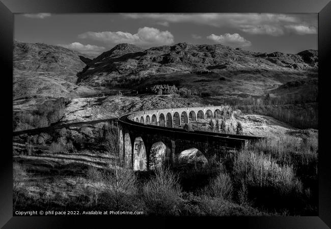 Glenfinnan Viaduct Framed Print by phil pace