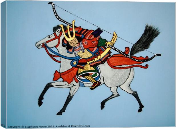 Samurai rider Canvas Print by Stephanie Moore