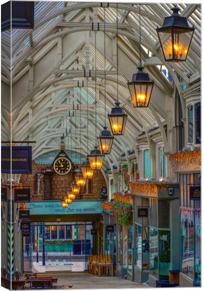 Leeds Grand Arcade Canvas Print by Alison Chambers