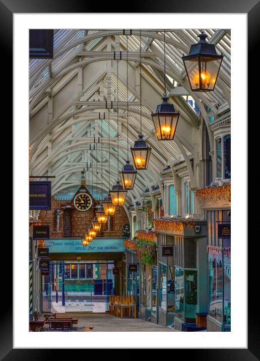 Leeds Grand Arcade Framed Mounted Print by Alison Chambers