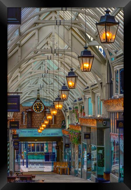 Leeds Grand Arcade Framed Print by Alison Chambers