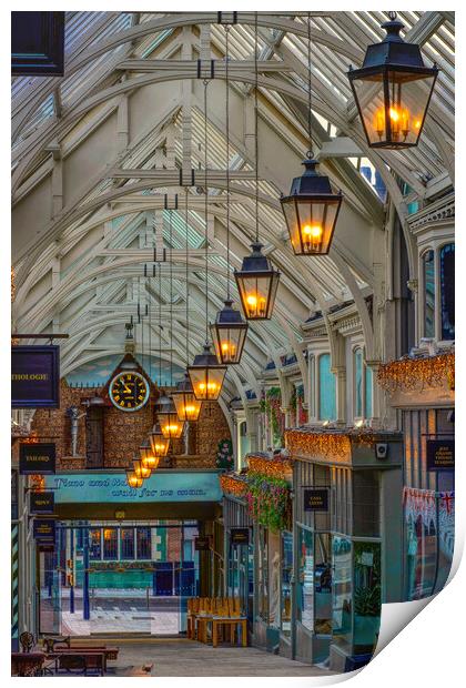 Leeds Grand Arcade Print by Alison Chambers