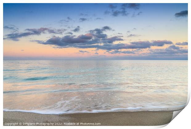 Fiume Santo Sunset Print by DiFigiano Photography