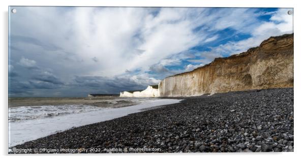 Birling Gap Panorama Acrylic by DiFigiano Photography