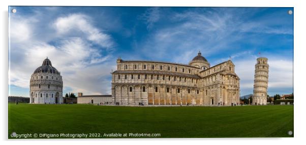 Pisa Panorama Acrylic by DiFigiano Photography
