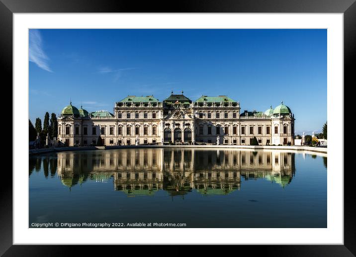 Upper Belvedere Palace Framed Mounted Print by DiFigiano Photography