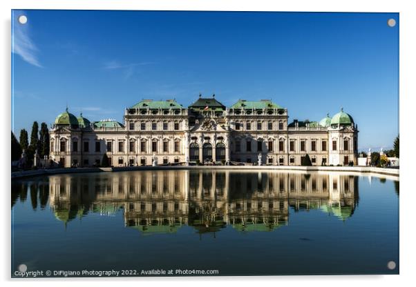 Upper Belvedere Palace Acrylic by DiFigiano Photography