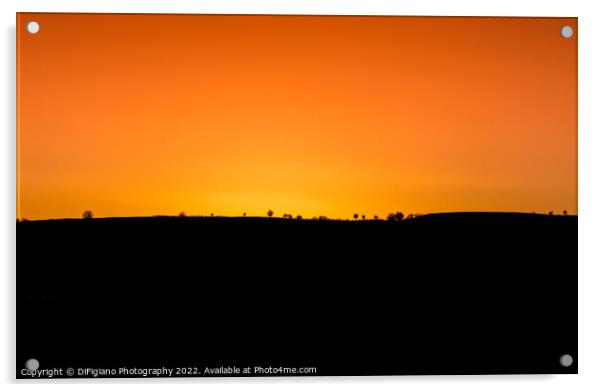 Vojnik Sunset Acrylic by DiFigiano Photography