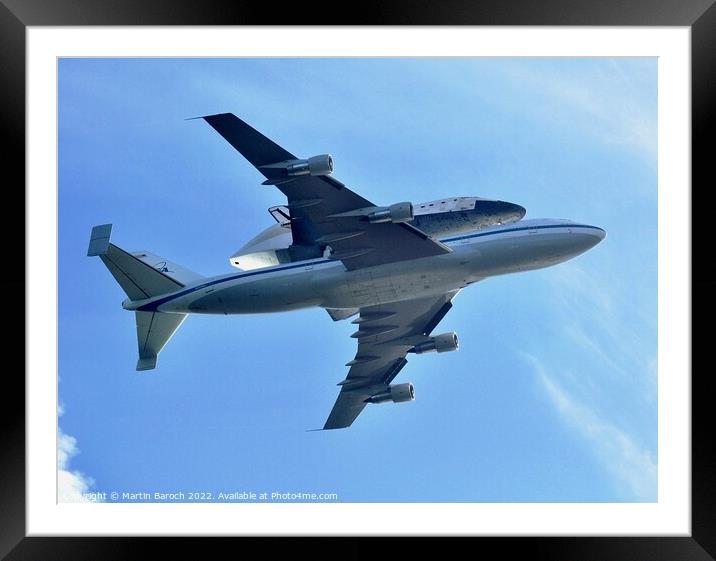 Space shuttle Endeavour Framed Mounted Print by Martin Baroch