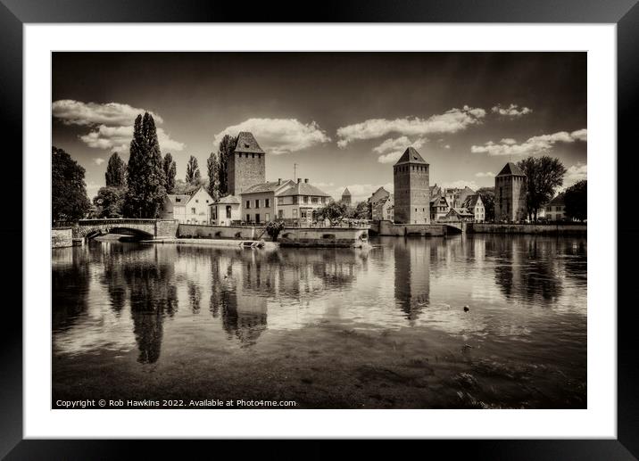 Strasbourg Towers  Framed Mounted Print by Rob Hawkins