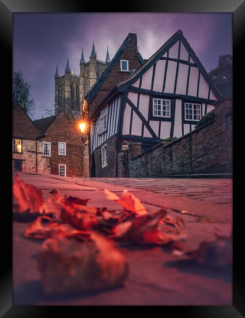 The crooked house Lincoln  Framed Print by Andrew Scott