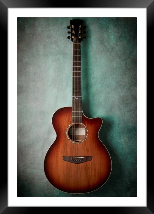Acoustic Framed Mounted Print by Richard Downs