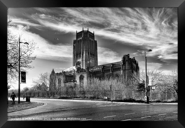 Liverpool Anglican Cathedral Framed Print by Philip Brookes