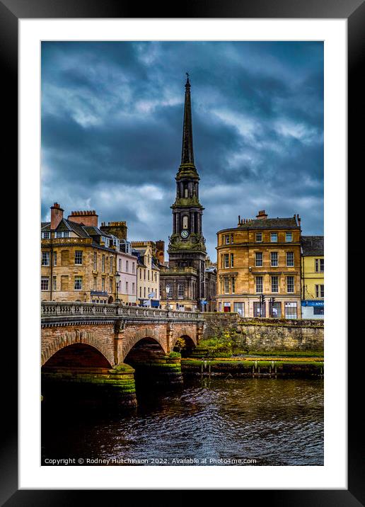 Majestic Ayr Town Hall Framed Mounted Print by Rodney Hutchinson
