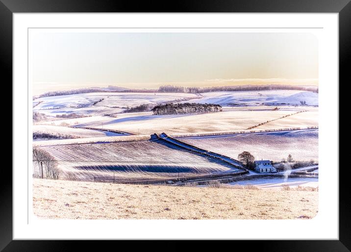 Enchanting Winter Wonderland Framed Mounted Print by Rodney Hutchinson