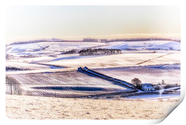 Enchanting Winter Wonderland Print by Rodney Hutchinson