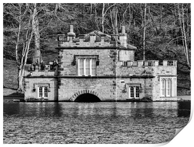 Newmillerdam Wakefield Cool Toned Print by Glen Allen