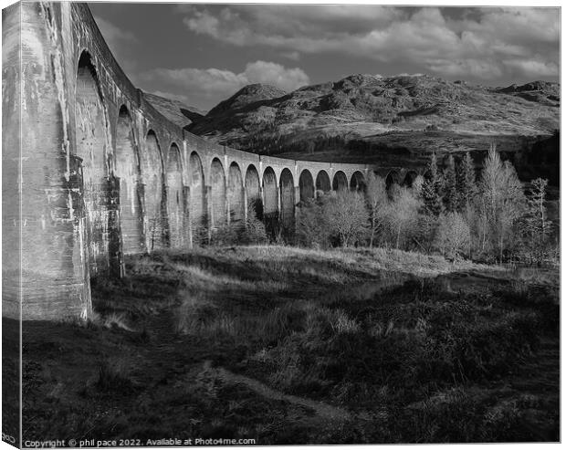 Glenfinnan Viaduct  Canvas Print by phil pace