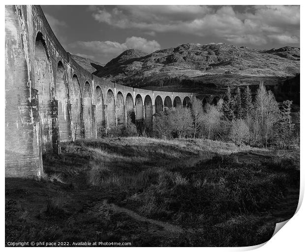 Glenfinnan Viaduct  Print by phil pace