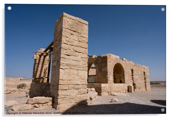 Qusayr Amra Well in Jordan Acrylic by Dietmar Rauscher
