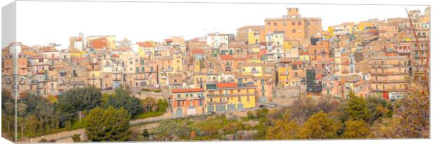 Sicilian Town Canvas Print by Steve Taylor