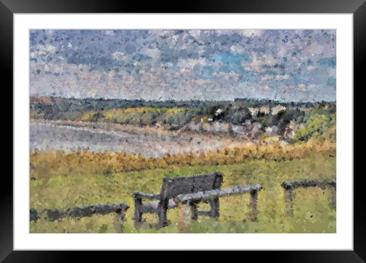 Filey from the Brigg Framed Mounted Print by Glen Allen