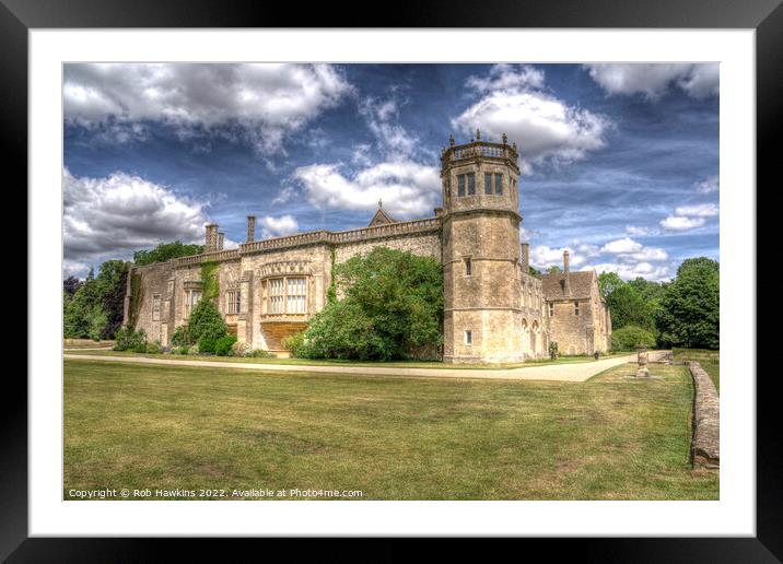 Lacock Abbey Framed Mounted Print by Rob Hawkins