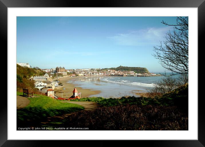 Scarborough, North Yorkshire. Framed Mounted Print by john hill