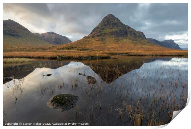 Majestic Highland Reflections Print by Steven Nokes