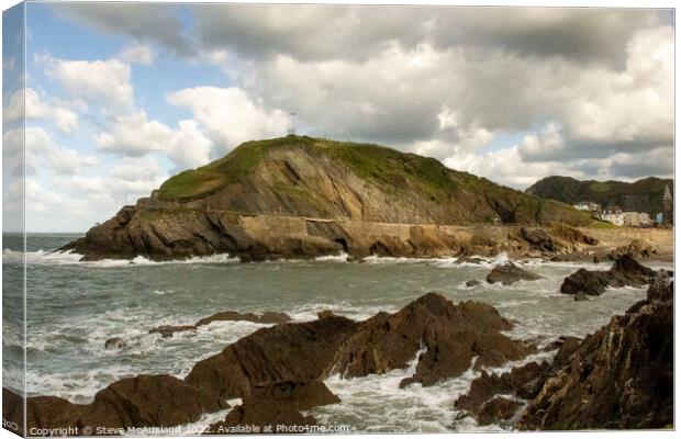 Capstone Point: The Roaring North Devon Coast Canvas Print by Stephen Thomas Photography 