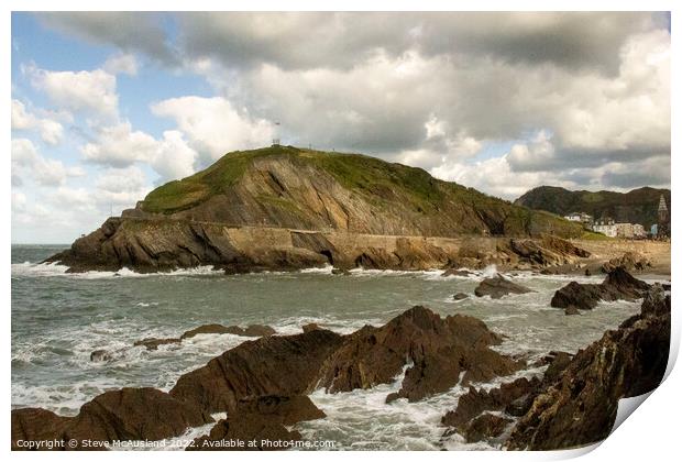 Capstone Point: The Roaring North Devon Coast Print by Stephen Thomas Photography 