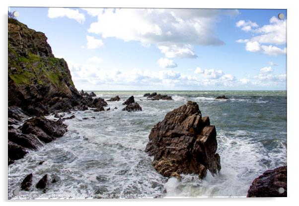 Spectacular Ilfracombe Seascape, North Devon Acrylic by Stephen Thomas Photography 