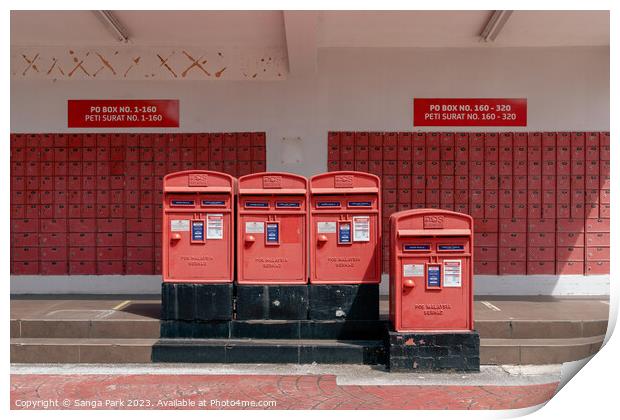 Post office Print by Sanga Park