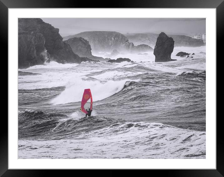 Rider on the storm Framed Mounted Print by David Martin