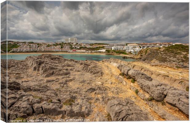 Arenal D'en Castell, Menorca, Spain. Canvas Print by Craig Yates