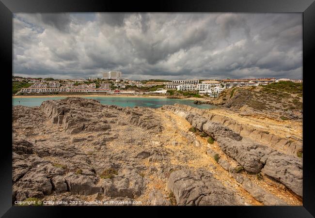 Arenal D'en Castell, Menorca, Spain. Framed Print by Craig Yates