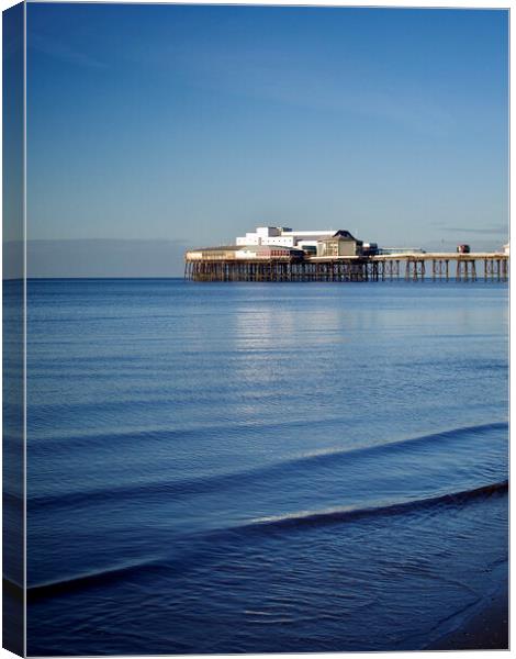 North Pier  in Blackpool  Canvas Print by Victor Burnside
